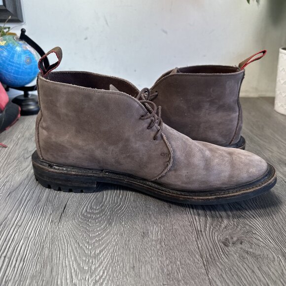 ALLEN EDMONDS Mens Surrey Weather Proof Chukka Boot Brown Suede Sz 9.5D USA Made main image 6